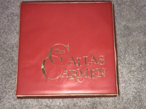 THE Callas Carmen , HMV - 3LPS Box-set - Luxury red cover with (x2) booklets - Picture 1 of 17