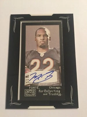 MATT FORTE RC 2008 TOPPS MAYO FRAMED MINI AUTOGRAPH ROOKIE AUTO BEARS SP - Image 1 of 2