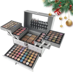 All-In-One 132 Colors Eyeshadow Palette Set with Concealer, Eyebrow Powder,Eyeli - Picture 1 of 8