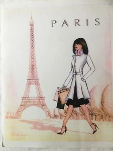 PARIS FASHION Photo Art Print 8x10 inch reproduction - Picture 1 of 2