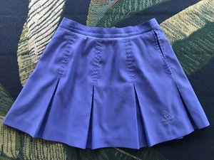 Le Coq Sportif Mini Skirt Women's Athletic Sporty Tennis Golf Periwinkle Blue - Picture 1 of 9