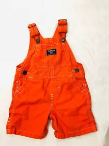 Mono corto Oshkosh B’gosh naranja liso 12 Mos Vestpak vintage unisex - Imagen 1 de 6