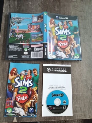 The Sims 2: Pets (GameCube, 2006) *CIB* VGC* Black Label* Tested* FREE SHIPPING! - Image 1 of 4