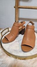 Franco Sarto Womans Size 7 Tan Leather Shoes