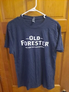 Old Forester: The First Bottled Bourbon Blue T-shirt NWOT M - Picture 1 of 3