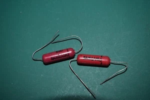 Zwei NOS Sangamo .005 uF 600 Vdc Audio Tone Gitarrenkondensatoren getestet   - Bild 1 von 3