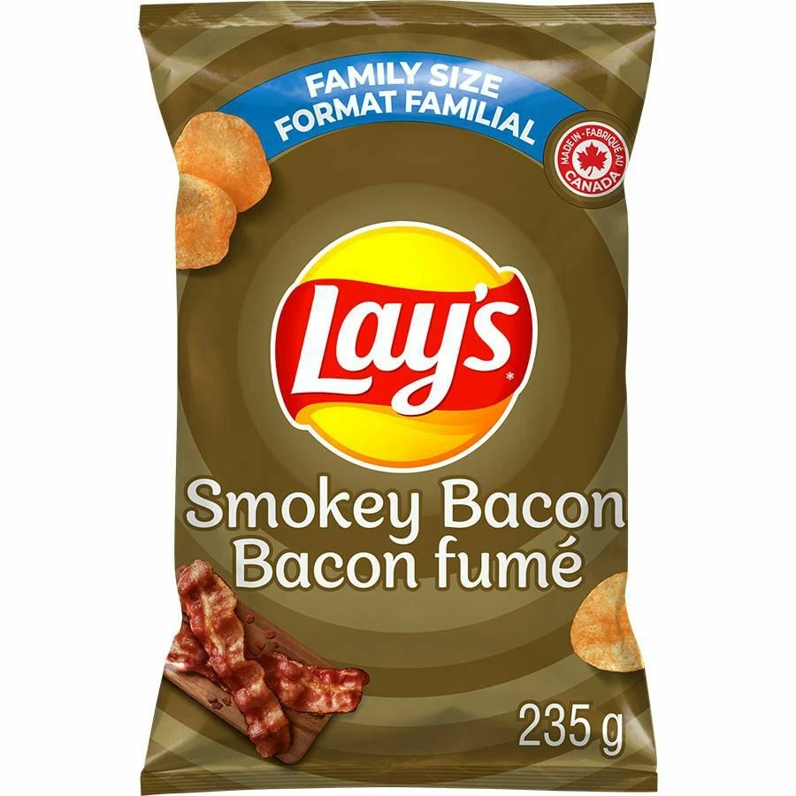 Lay's Smokey Bacon Flavored Potato Chips 235g