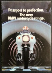 BMW MOTORCYCLE RANGE Sales Brochure JAN 1977 #711.20.04.20.1/77VM - Picture 1 of 3