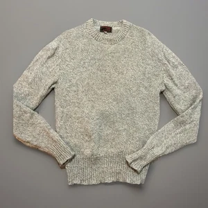 Vintage Boston Traders Wool Blend Crewneck Sweater Mens Size L Gray Knit - Picture 1 of 9
