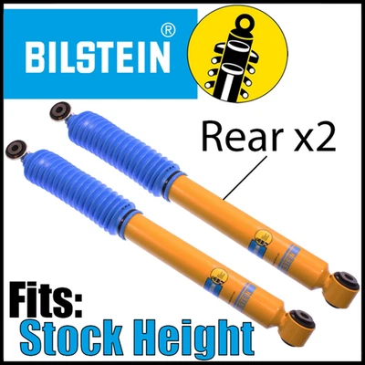 Bilstein B6 4600 Rear Shocks Absorbers PAIR fits 2004-2015 Nissan Titan RWD - Image 1 of 3