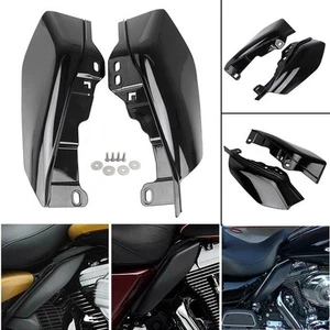 2 deflectores de aire negros de marco medio protectores térmicos para Harley Street Road Glide 2017-up - Imagen 1 de 13