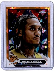 2023-24 Topps Chrome Jordan Clarkson 22/25 Utah Jazz #159 - Picture 1 of 2