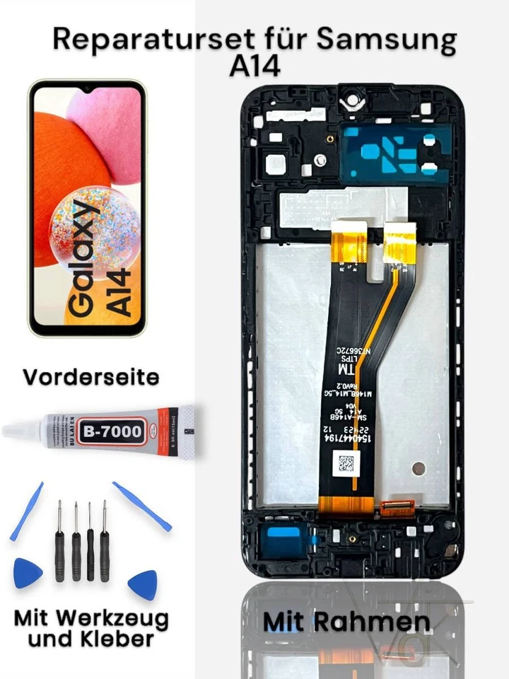 Samsung Galaxy A14 A146 5G Display Incell LCD Full HD Touchscreen Rahmen - Bild 1 von 1