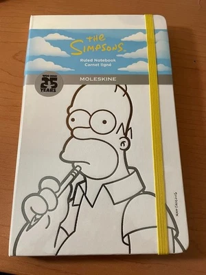 SIMPSONS Homer Simpson Moleskine Ruled Notebook 25th Anniversary Limited edition - Image 1 of 3