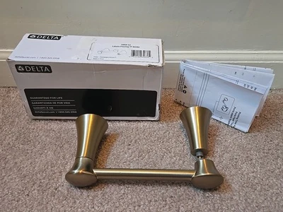 Soporte de papel higiénico pivotante Delta Lahara champán bronce 73850-CZ * ABIERTO LEER Foto 1 de 4