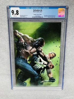 Defenders #4 Cgc 9.8 Wp Dell’Otto Virgin, Marvel 2017, Luke Cage, Punisher - Image 1 of 4