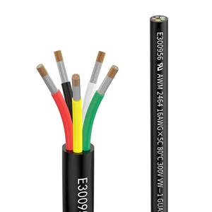 16awg 5 Wire Cable 16/5 Electrical Wire 5 Core Extension Cable 30 feet UL2464... - Picture 1 of 6