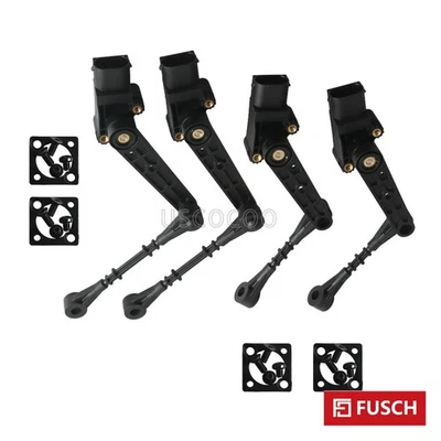 4x Sensor de nivel de altura de suspensión neumática para Land Rover LR3 2005 2006 2007 2008 09 Foto 1 de 4