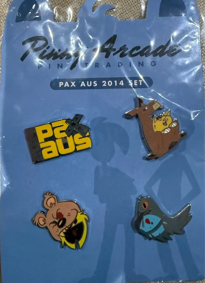 Pinny Arcade PAX Aus 2014 Show Pin Set - Image 1 of 1