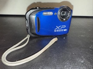 Cámara digital Fujifilm Finepix XP75 AZUL impermeable Wi-Fi con batería - justa - Imagen 1 de 5