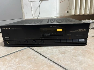 Amplificatore Stereo Pioneer A-X330 Hifi Nero Vintage Funzionante - Immagine 1 di 4