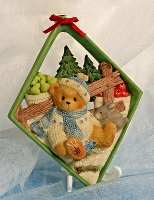 Cherished Teddies  - Holiday Mini Wall Plaque - Wandteller - 534668B - Bild 1 von 2