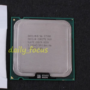 Intel Core 2 Duo Mobile E7500 2.93 GHz CPU LGA 775 1066MHz SLB9Z SLGTE - Picture 1 of 2