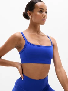 Athleta D- DD SAUTATION SQUARE NECK BRA MEDIUM M VARSITY BLUE #769481 - Picture 1 of 5