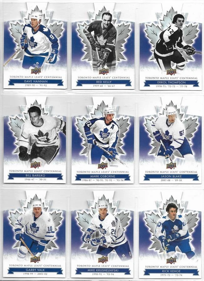 DAVE HANNAN 2017 UD TORONTO MAPLE LEAFS CENTENNIAL DIE CUT #35 - Image 1 of 1