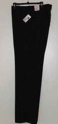 Fechheimer Flying Cross Uniform Pants Mens 42 Raw Hem Black Straight Leg - Image 1 of 4