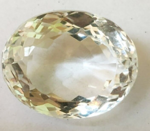 Large white Topaz 50.85 Ct. Oval Cut AAA+ Loose Gemstone for Ring & Pendant