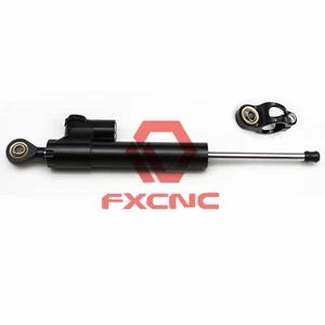 FXCNC 295mm Universal For Scooters Steering Damper Linear Stabilizer Safey Black - Picture 1 of 11