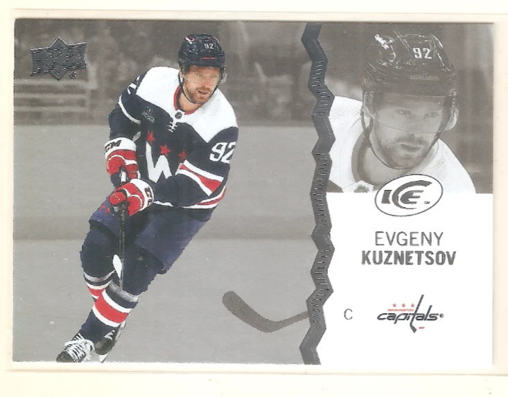 Evgeny Kuznetsov 2023-24 UD Ice Base Card #39 Capitals - Image 1 of 1