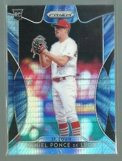 2019 Panini Prizm Prizms Hyper Blue #44 Daniel Ponce de Leon RC (ref 78895) - Image 1 of 1