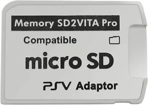 Karta pamięci V5.0 SD2VITA PSVSD Micro SD Pro Adapter do PS Vita PSV1000 PSV2000 - Zdjęcie 1 z 6