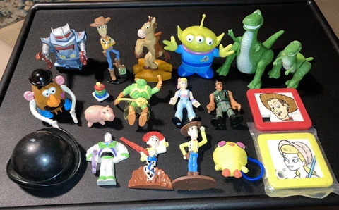 Disney Pixar Toy Story Mixed Lot of 19 Toy pvc Figures Cake Toppers 2 3 4 Cover