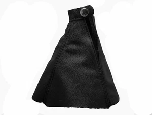 Black Stitch Fits FIAT TIPO II (2015-2018) Gear Gaiter 100% Leather - Picture 1 of 1