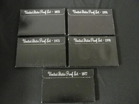 1973-1977 United States Proof Sets Cover