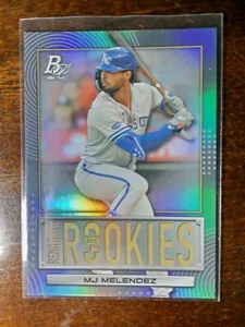 2022 Bowman Platinum - Renowned Rookies #RR-9 MJ Melendez (RC) Royals - Bx3 - Picture 1 of 2