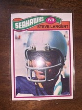 Steve Largent 1977 Topps #177 Rookie Card Seattle Seahawks