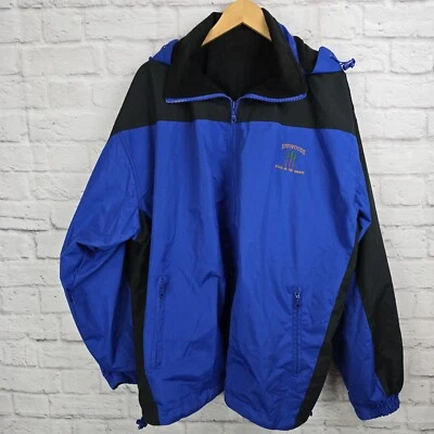 Redwoods Avenue of the Giants Reversible Fleece Lined Jacket Removable Hood 3X - Image 1 of 4
