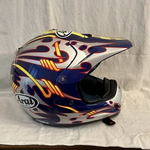 ARAI VX-Pro Open Motocross Helmet Hayden ‘Wired’ Blue Size XL Limited Edition - Picture 1 of 18