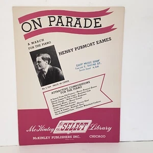 Partituras vintage 1945 On Parade piano marzo de Henry Purmort Eames - Imagen 1 de 11