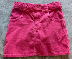 Vintage - OshKosh B'gosh - Corduroy - Pink W/ Pockets - Size Girl 7 - Skirt - Picture 1 of 5