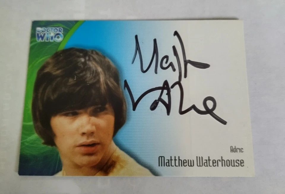 Matthew Waterhouse AUTOGRAPH CARD Doctor Who - Image 1 of 1