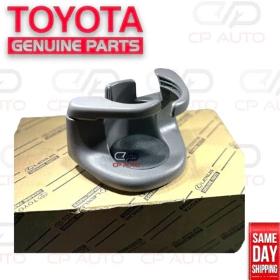 01 - 04 TOYOTA TACOMA FRONT CENTER CONSOLE CUP HOLDER DARK CHARCOAL OEM NEW - Image 1 of 4