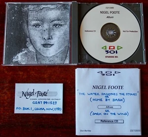 NIGEL FOOTE HOME BY DARK RARE REFERENCE PROMO CD STUDIOS 301 AUSTRALIAN FOLK - Foto 1 di 3