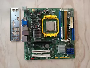 Placa madre Acer Veriton Foxconn RS780M03A1-8KSDH CPU Phenom 4 GB con placa de E/S - Imagen 1 de 7