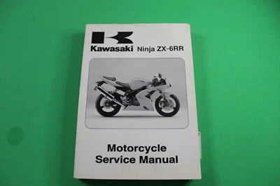 NOS Kawasaki Ninja ZX-6RR Factory Motorcycle Service Manual #99924-1333-01 - Image 1 of 4