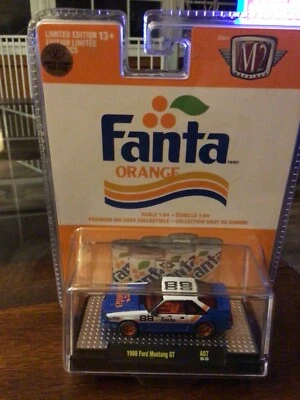 RARE M2 MACHINES LIMITED EDITION 750 PCS 1988 FORD MUSTANG GT CHASE FANTA Orange - Image 1 of 2